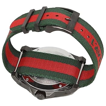 GUCCI クォーツ腕時計 グリーン・レッド GUCCI（腕時計 ・ グリーン・カーキ/緑色系）のフリマアイテム一覧